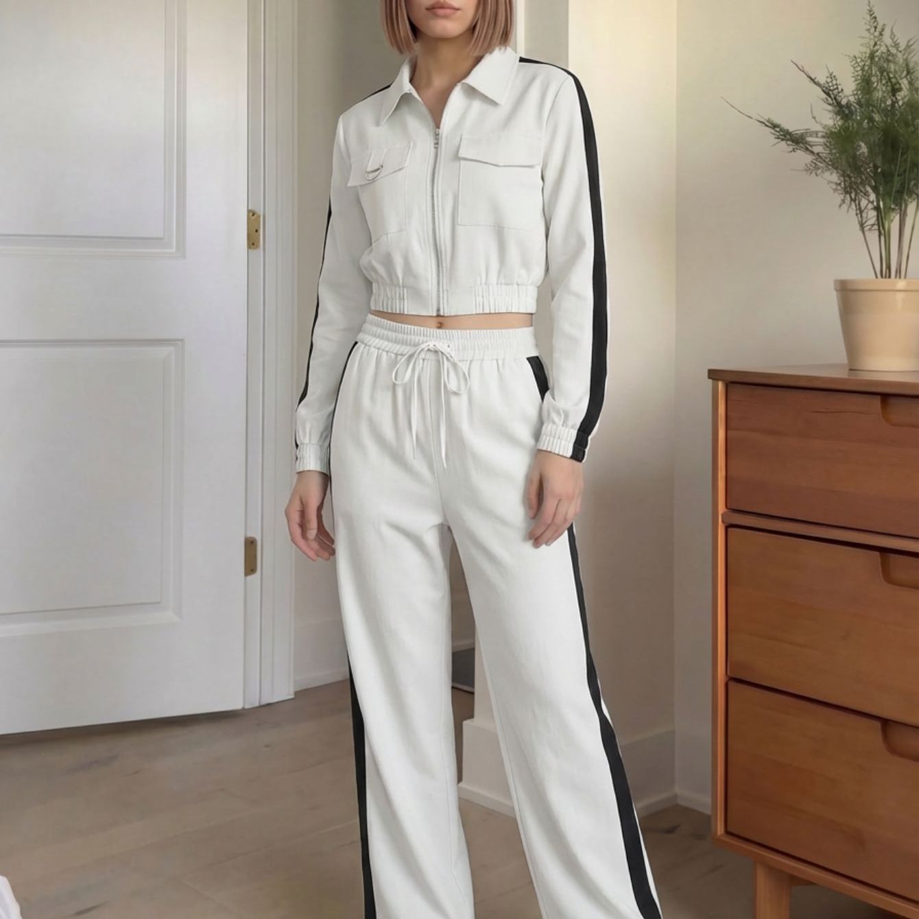 Conjunto Feminino Elegance – Blusa + Calça