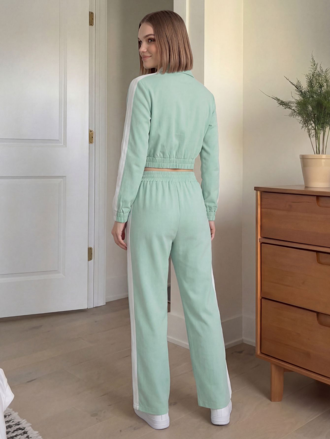 Conjunto Feminino Elegance – Blusa + Calça