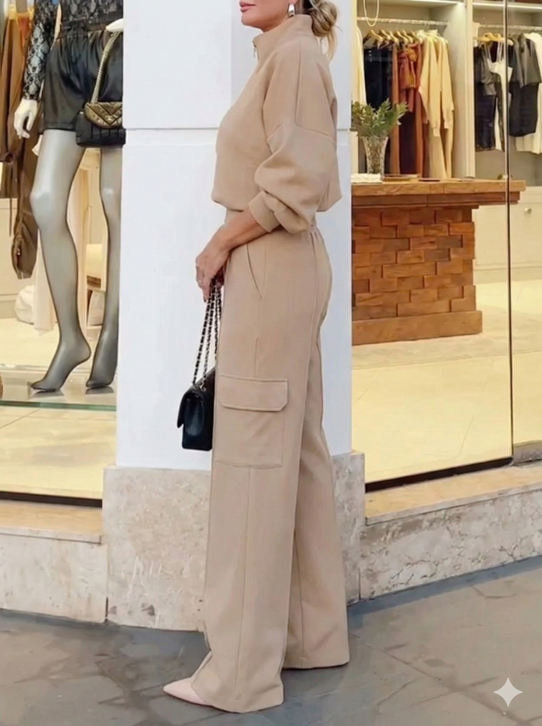 Conjunto Feminino Blusa e Calça Modern Royal Confort