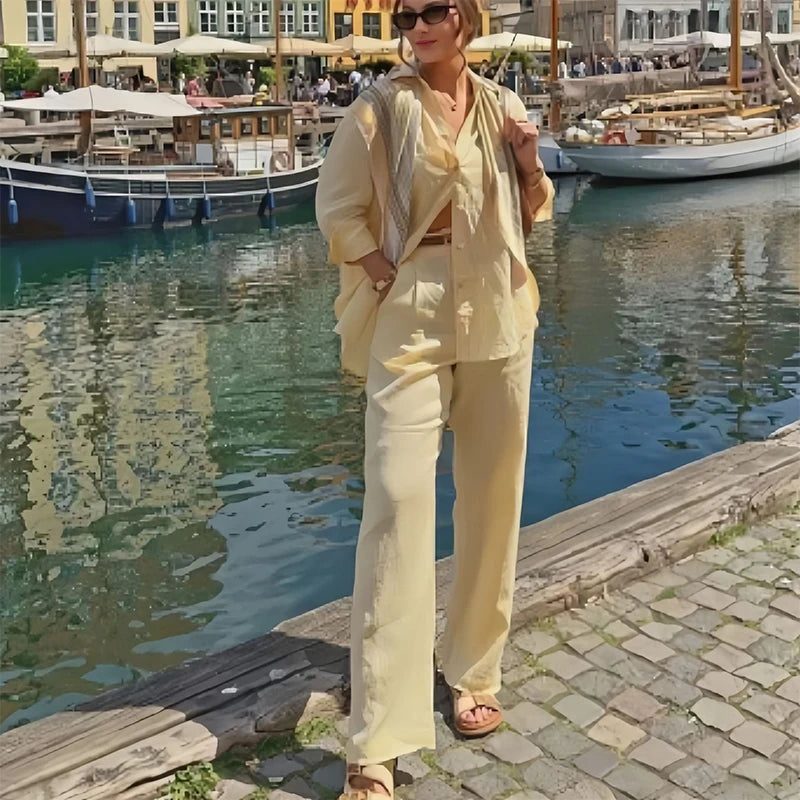 Conjunto Essência Marina + Cinto de Brinde