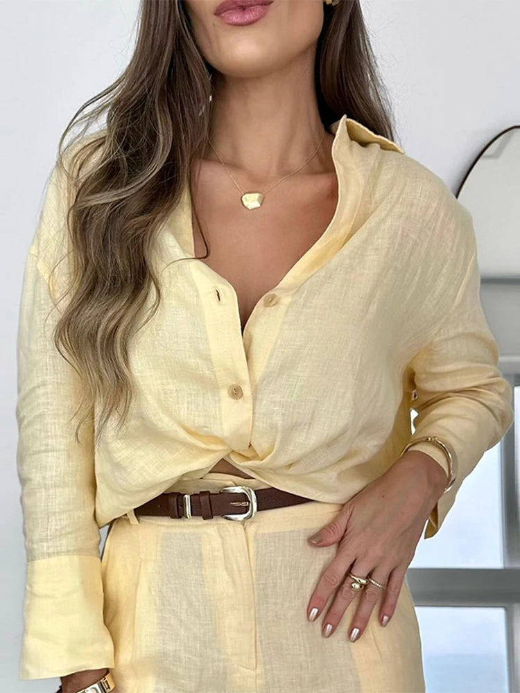 Conjunto Essência Marina + Cinto de Brinde