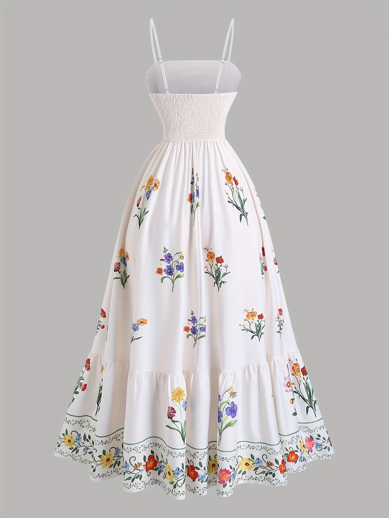 Vestido Feminino Plus Size Floral Boho