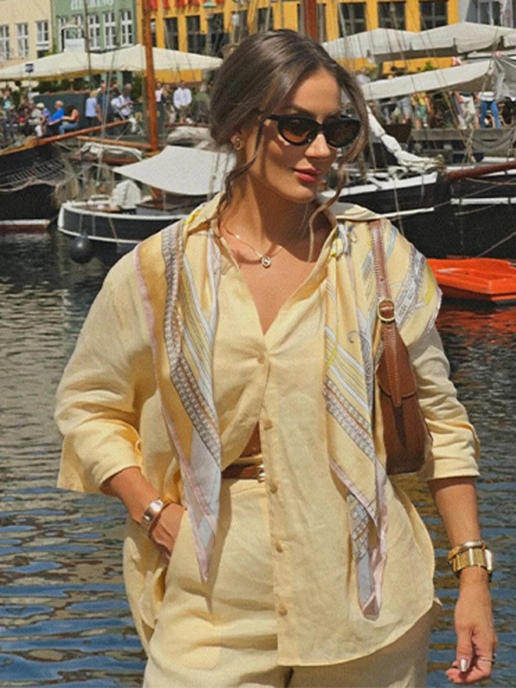 Conjunto Essência Marina + Cinto de Brinde