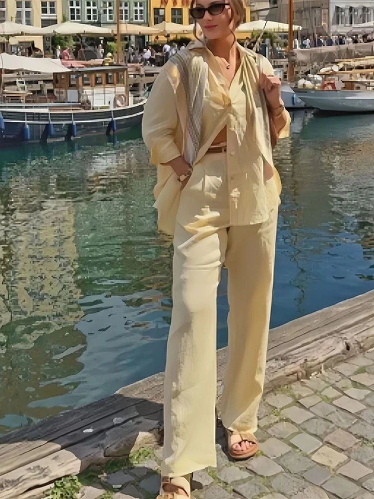 Conjunto Essência Marina + Cinto de Brinde